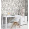 RoomMates Tamara Day Gray Flower Girl Peel & Stick Wallpaper